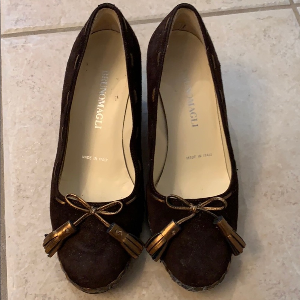 Bruno Magli wedges size 5